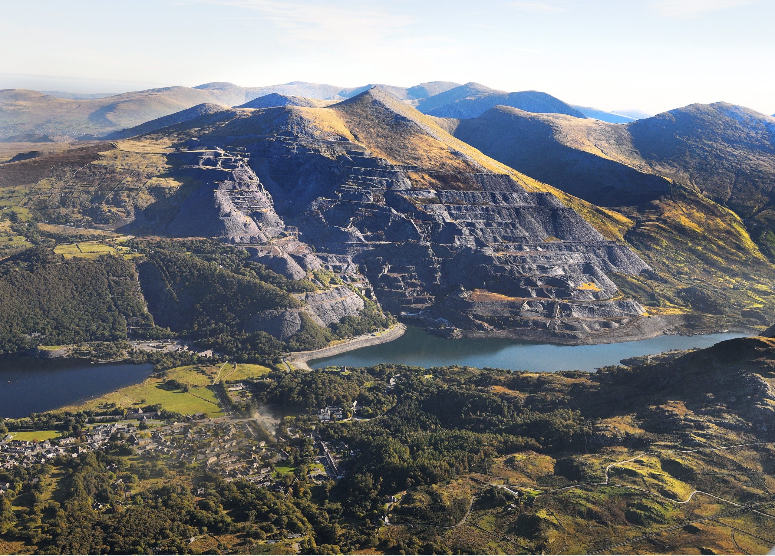 Beautiful North Wales Slate Landscape which is a World Heritage Site