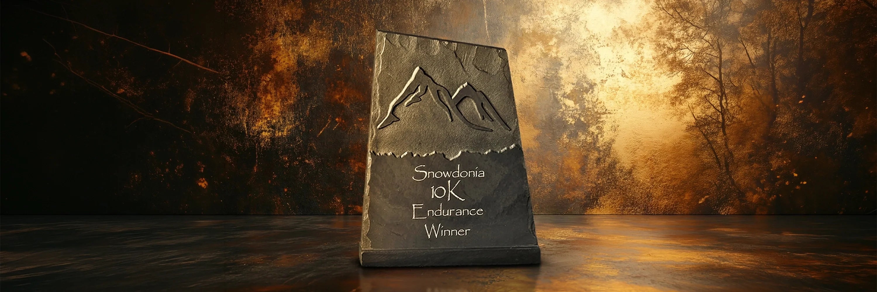 Slate Trophy for Sports Event, including Deep Engraved Wording.