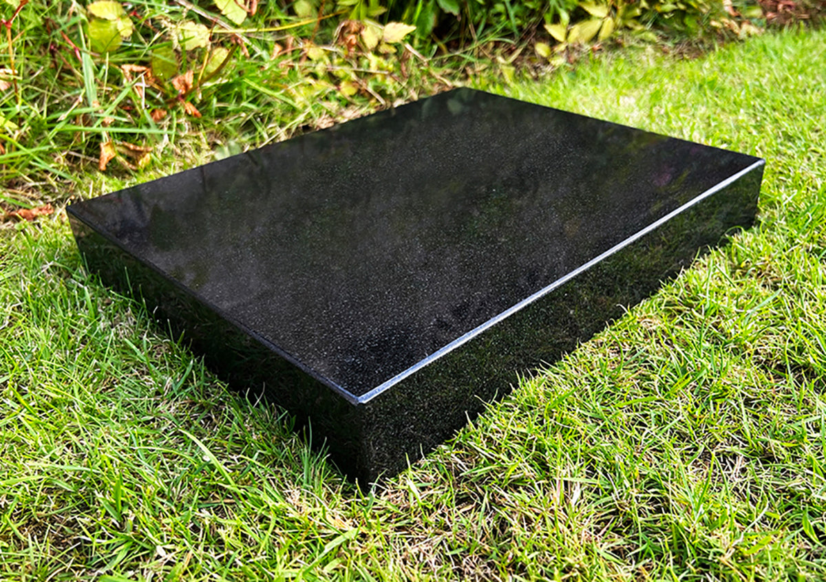 Granite memorial tablet 450mm x 375mm 50mm thick