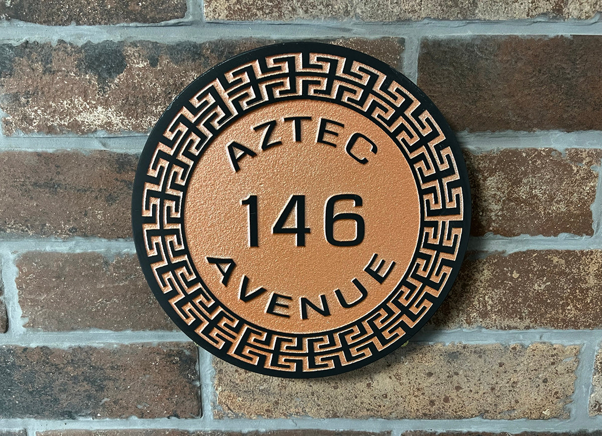 AZTEC Round House Sign 200mm