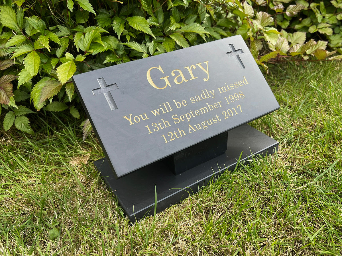 Welsh Slate Memorial Book