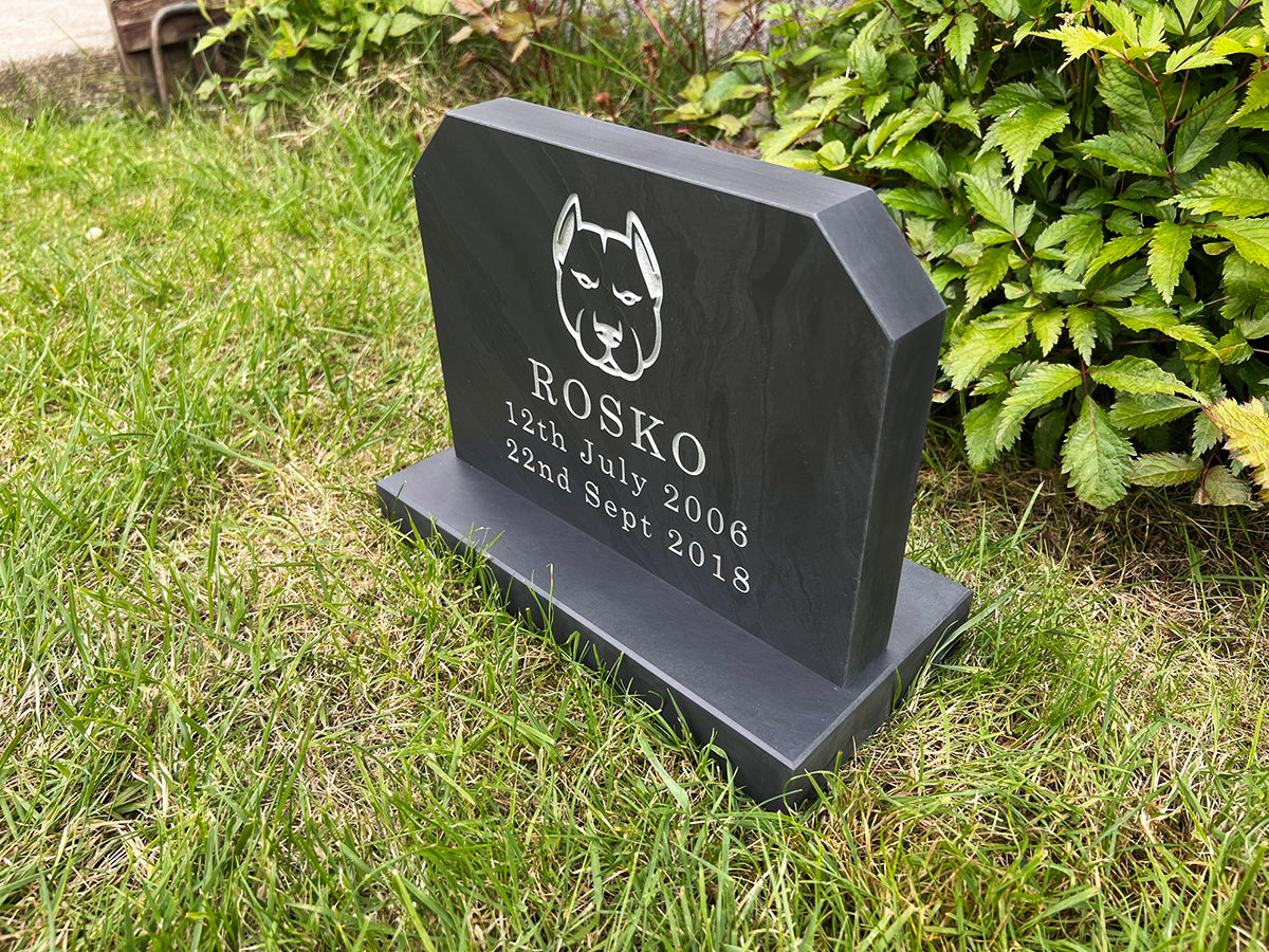 Pet Memorial Landscape Headstone