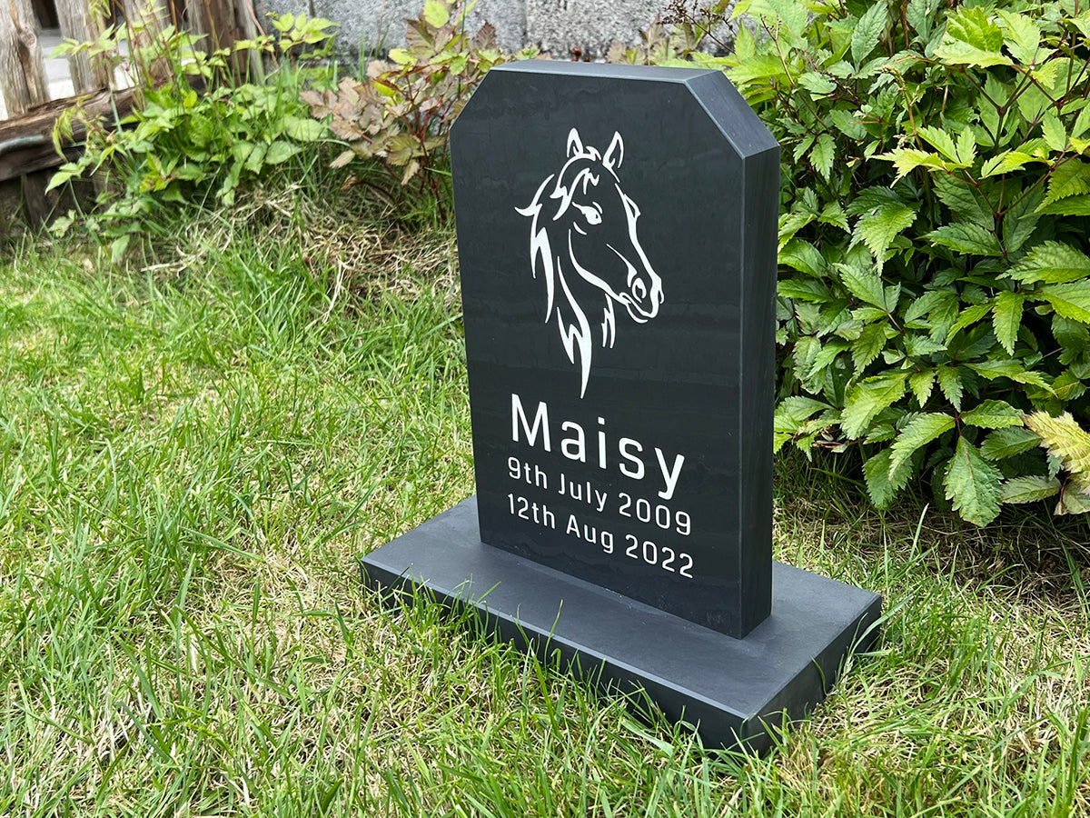 Pet Memorial Portrait Headstone