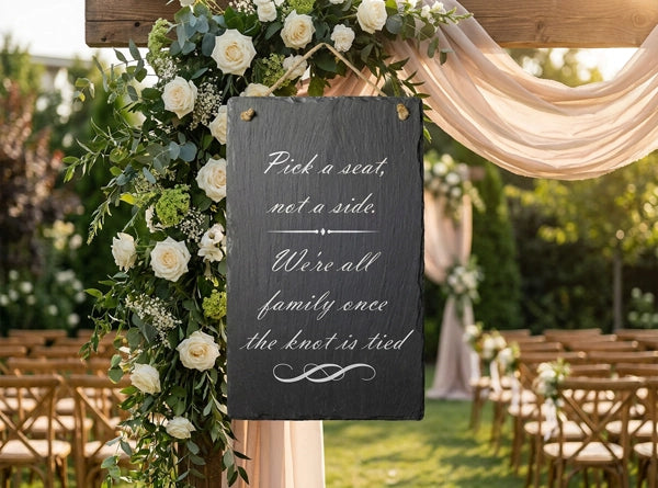 Tie the Knot Wedding Welcome Sign
