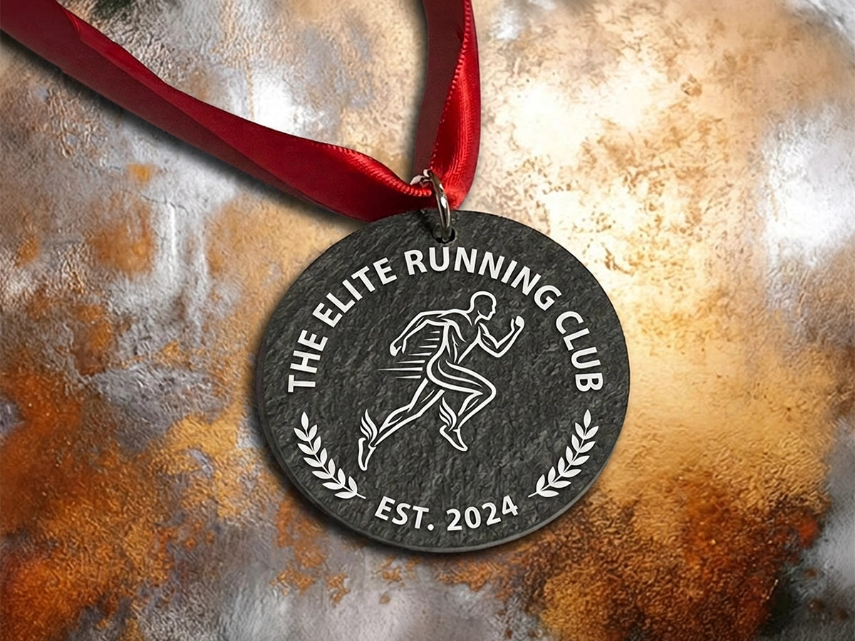 Welsh Slate Medal 85mm