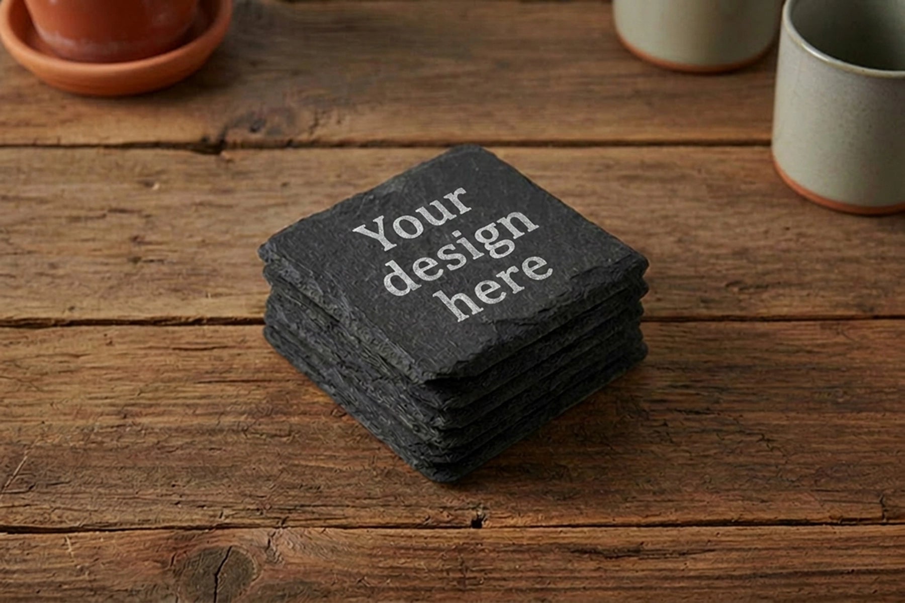 Personalised Square Coaster - set of 6