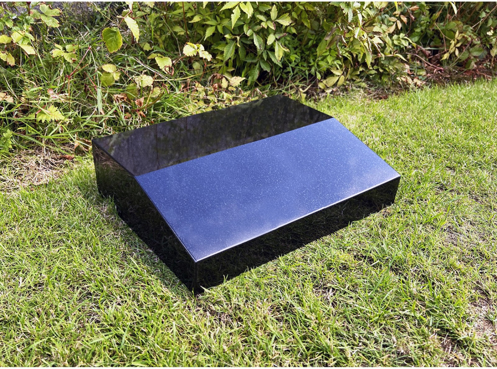 Granite memorial wedge tablet 450mm x 300mm 50mm thick