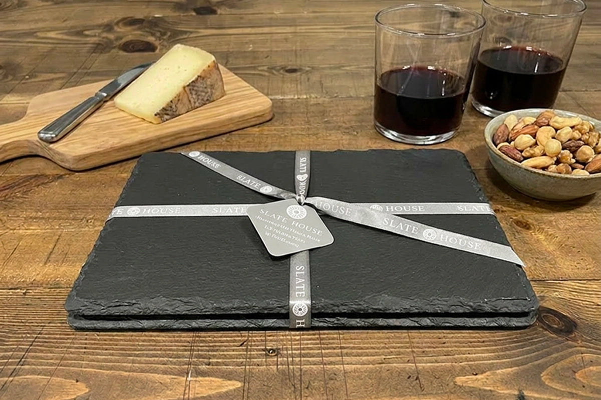 2 x Rectangular Welsh Slate Placemats | Slate House