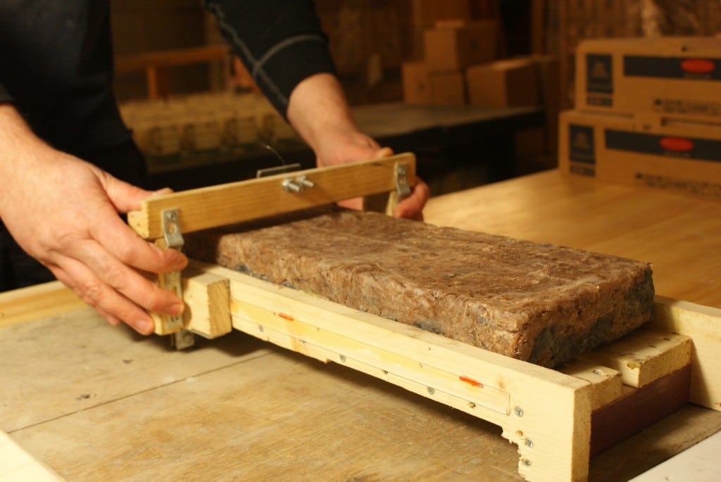 Cutting Natural Soap