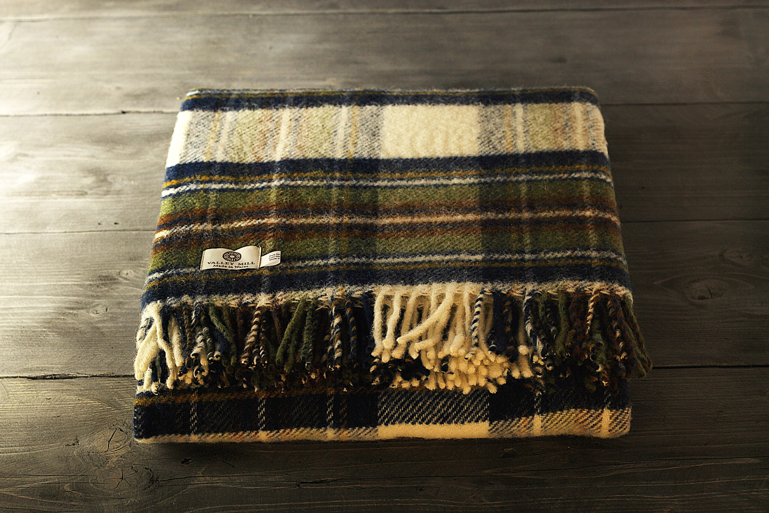 Muted Blue Dress Stewart Throw