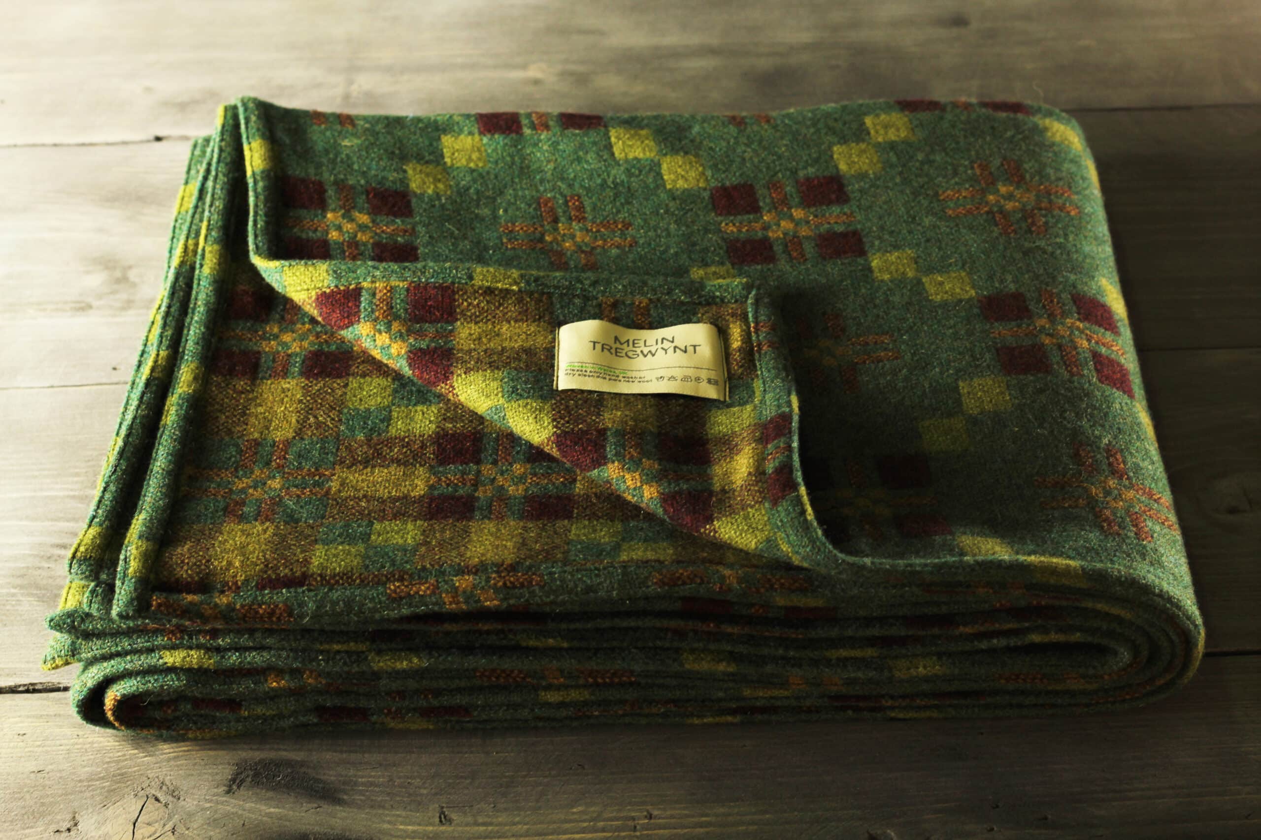 Melin Tregwynt St David's Throw in Pine