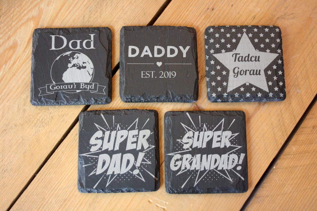 Handmade Welsh Slate Father's Day Gifts