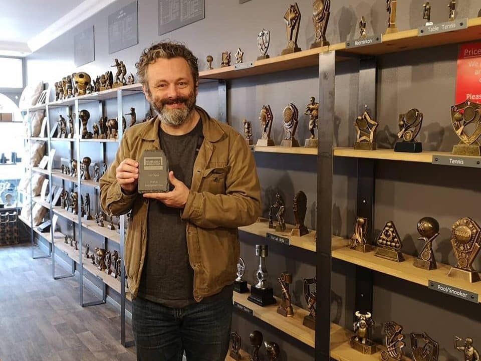 Michael Sheen's Visit To Slate House Neath