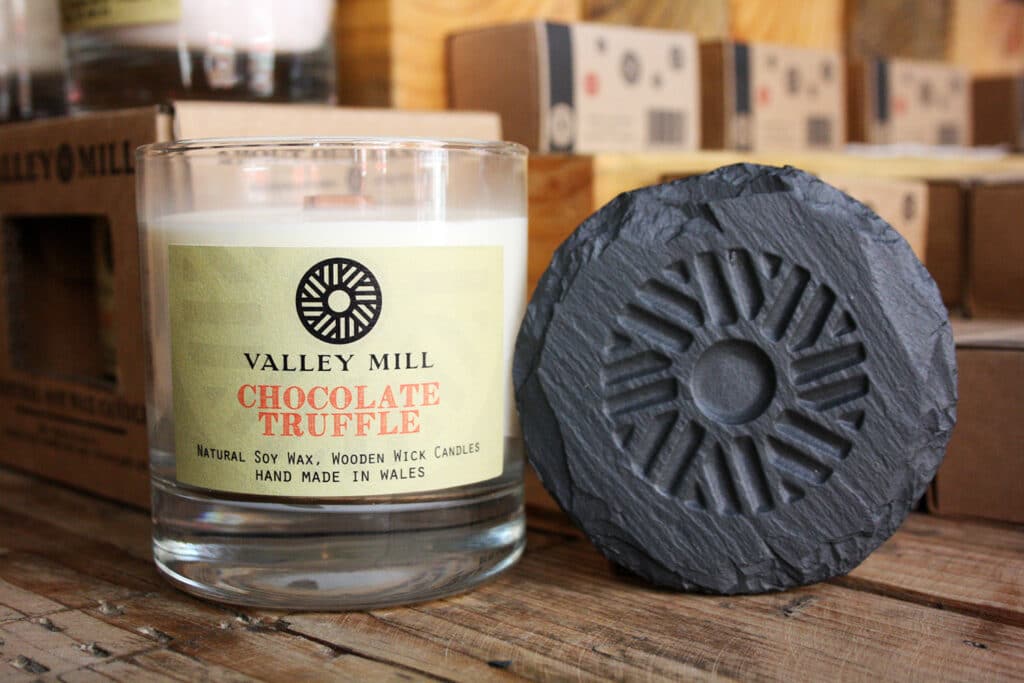 Chocolate Truffle Wood Wick Candle Easter Gift