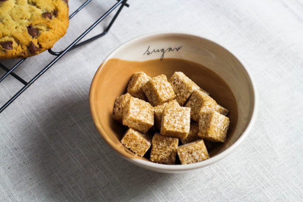 handmade gingerbread ceramic sugar serving bowl coffee tea 