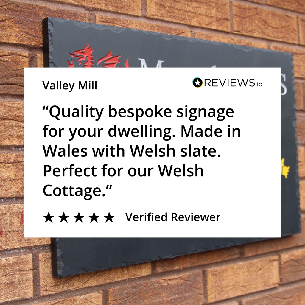 Welsh slate review which compliments Slate Houses slate items