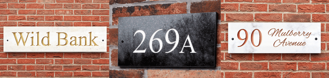 How To Choose The Perfect House Sign For Your Home | Slate House Blog