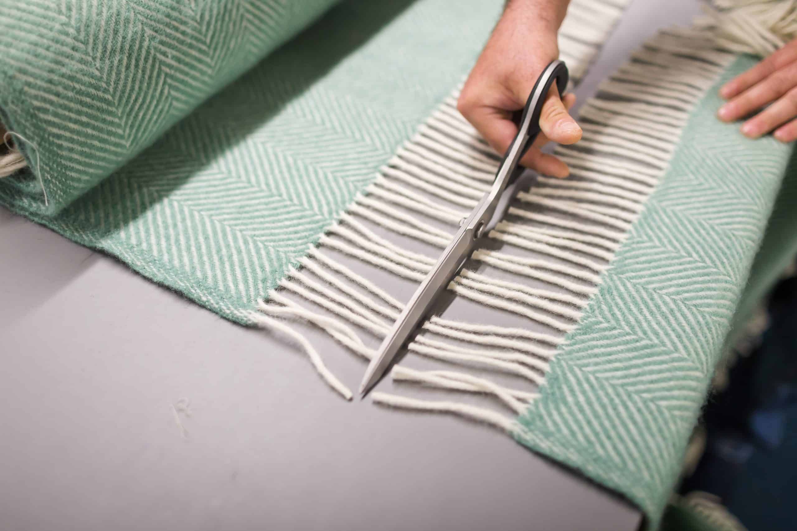 Crafting a Slate House blanket