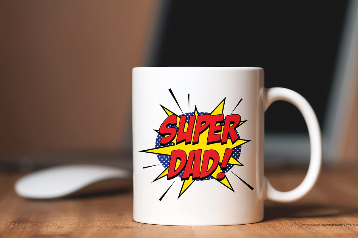 Father's Day Super Dad Mug Gift