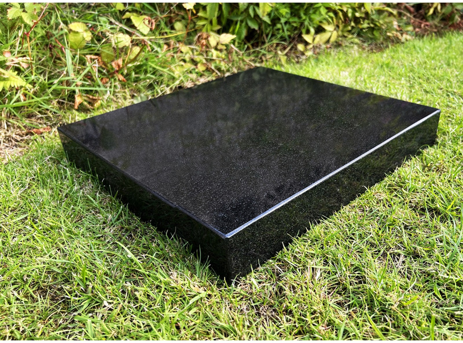 Granite memorial tablet 450mm x 450mm 50mm thick