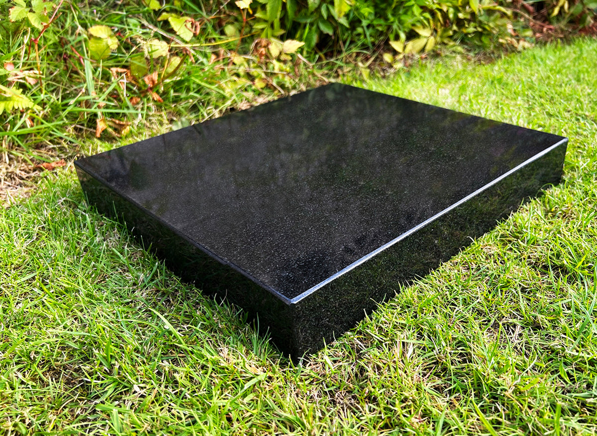 Granite memorial tablet 450mm x 450mm 50mm thick