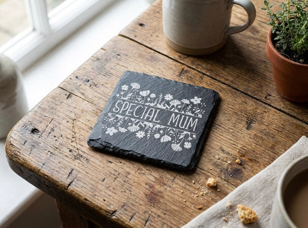 Special Mum Welsh Slate Coaster