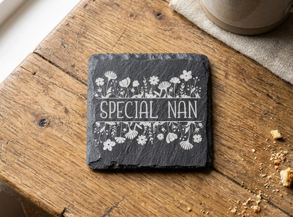 Special Nan Welsh Slate Coaster