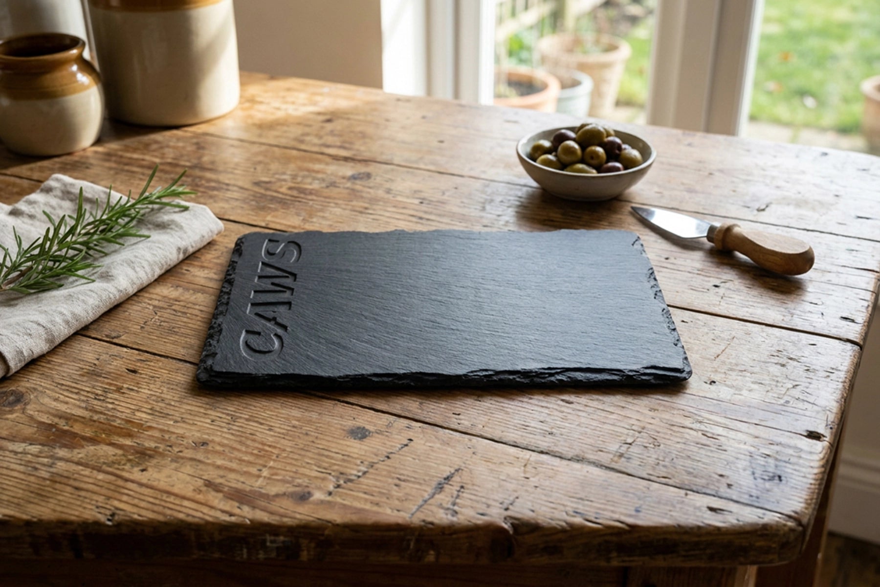 Welsh Slate cheese board - Deep Caws