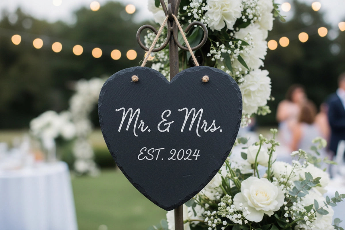 Personalised Heart Shaped Memo board