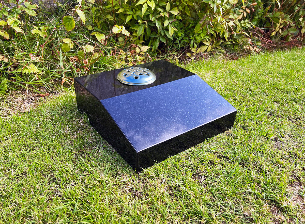 Granite memorial wedge tablet 300mm x 300mm 50mm thick