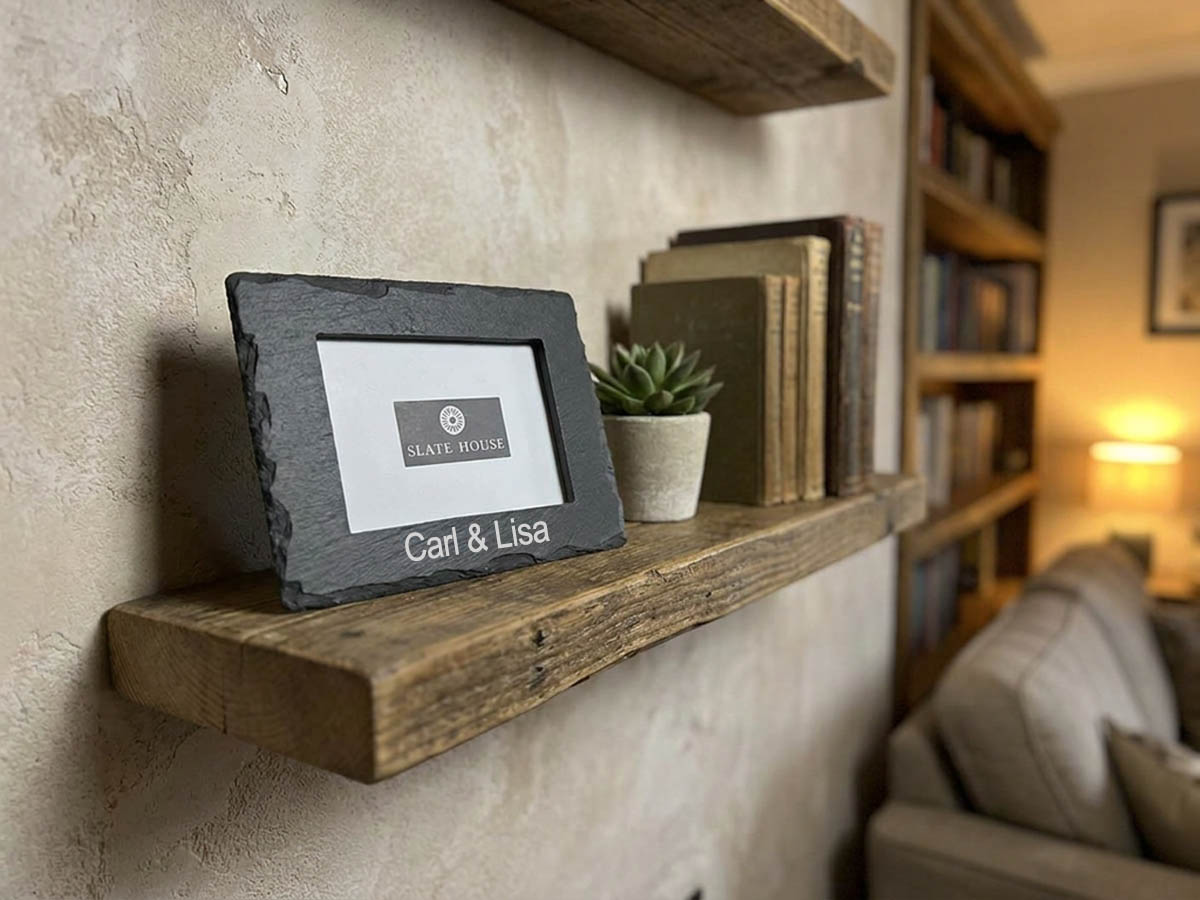 Personalised Welsh Slate picture frame 5x7