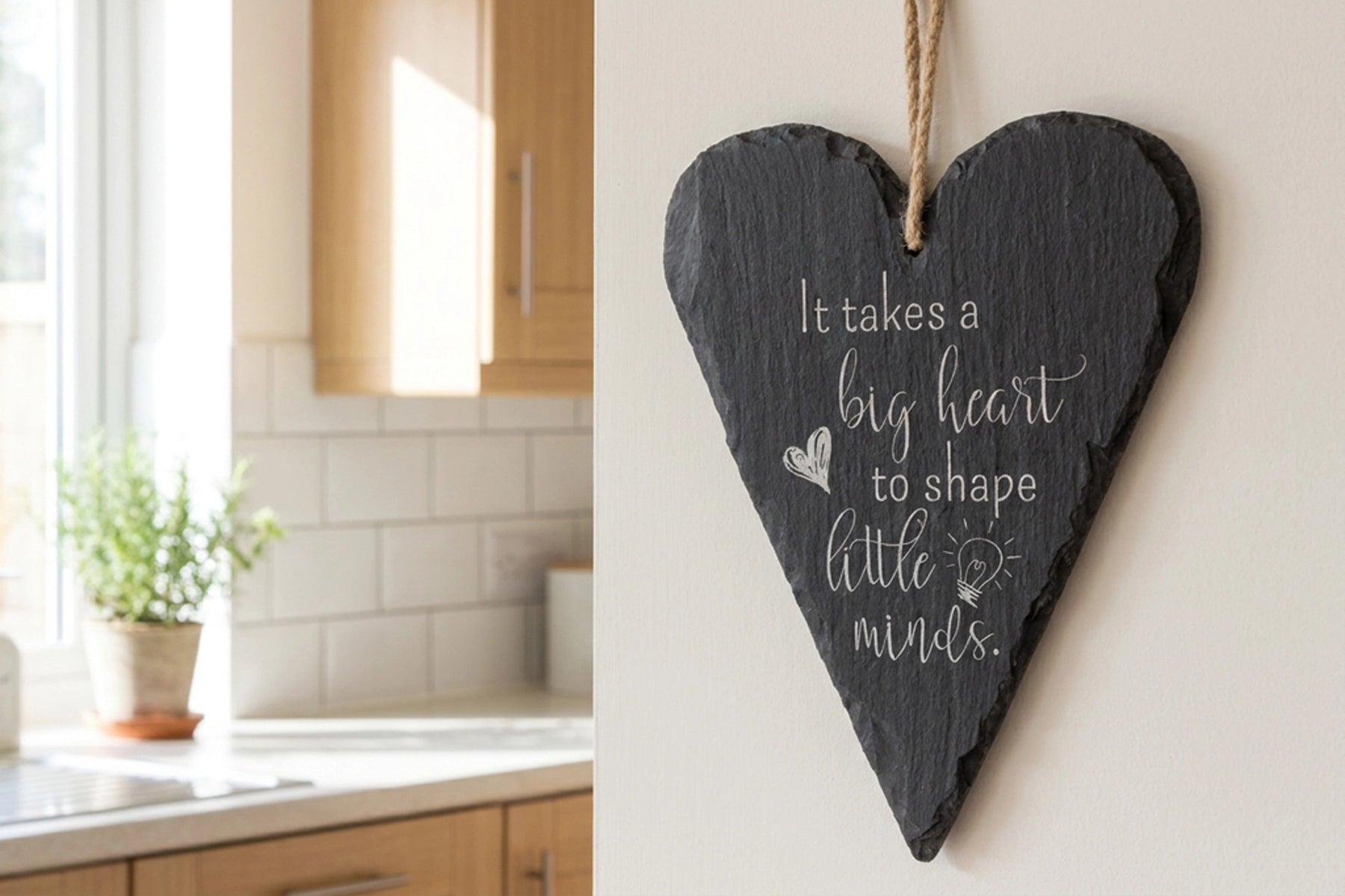 Shape Little Minds Slate Heart