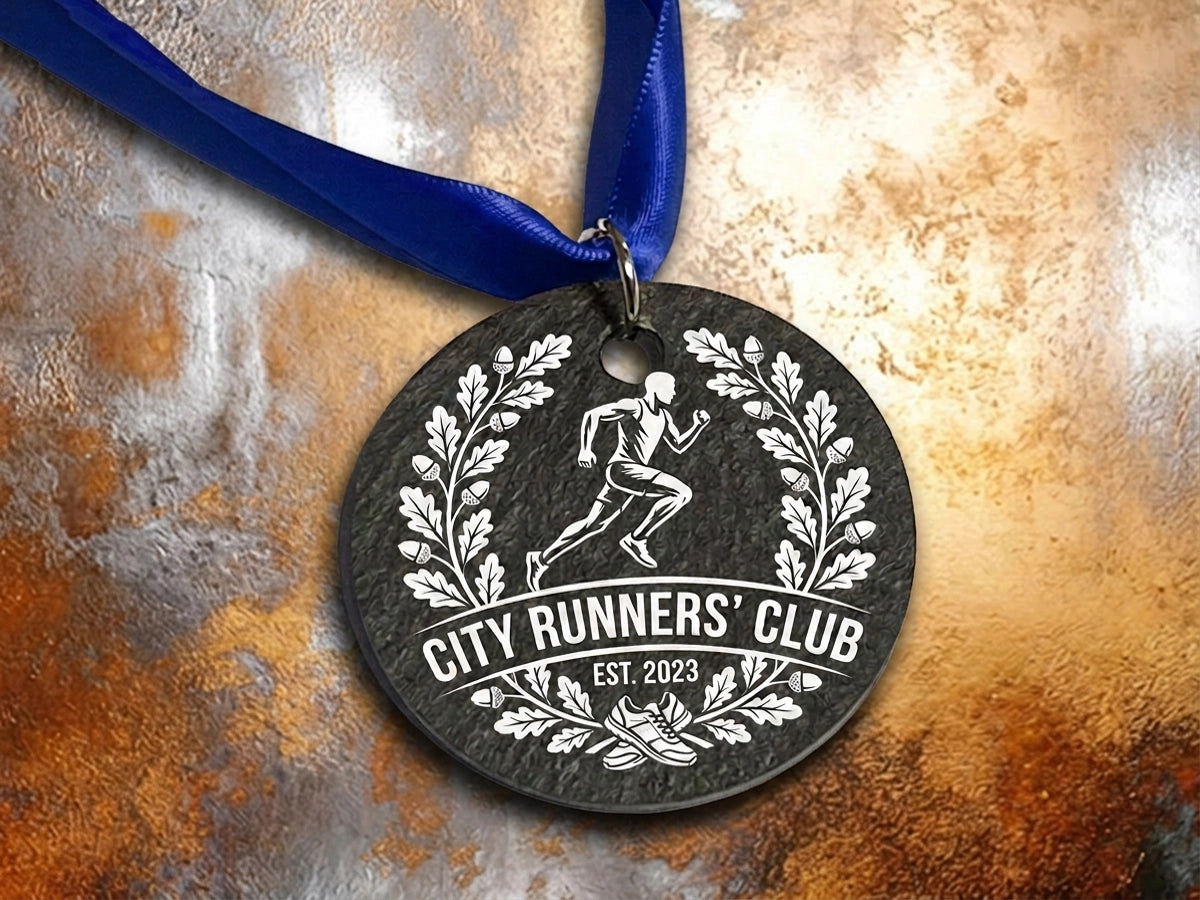 Welsh Slate Medal 110mm