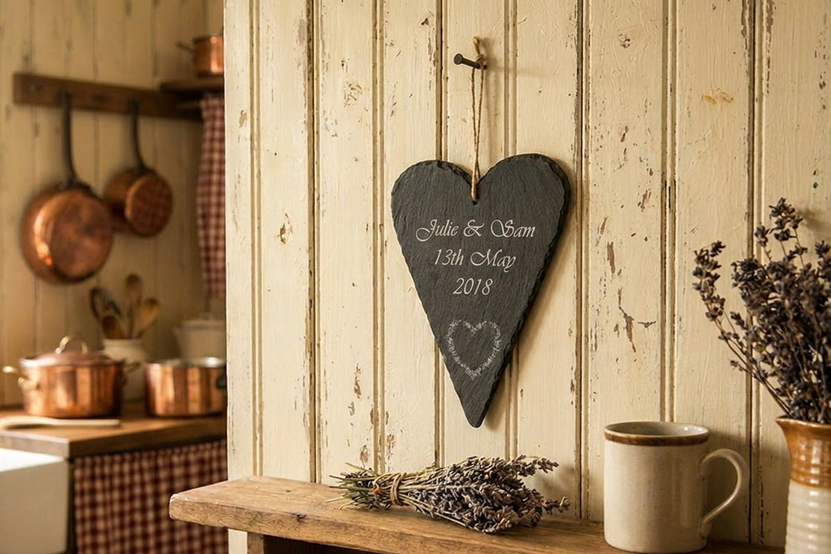 Personalised Welsh Heart Large