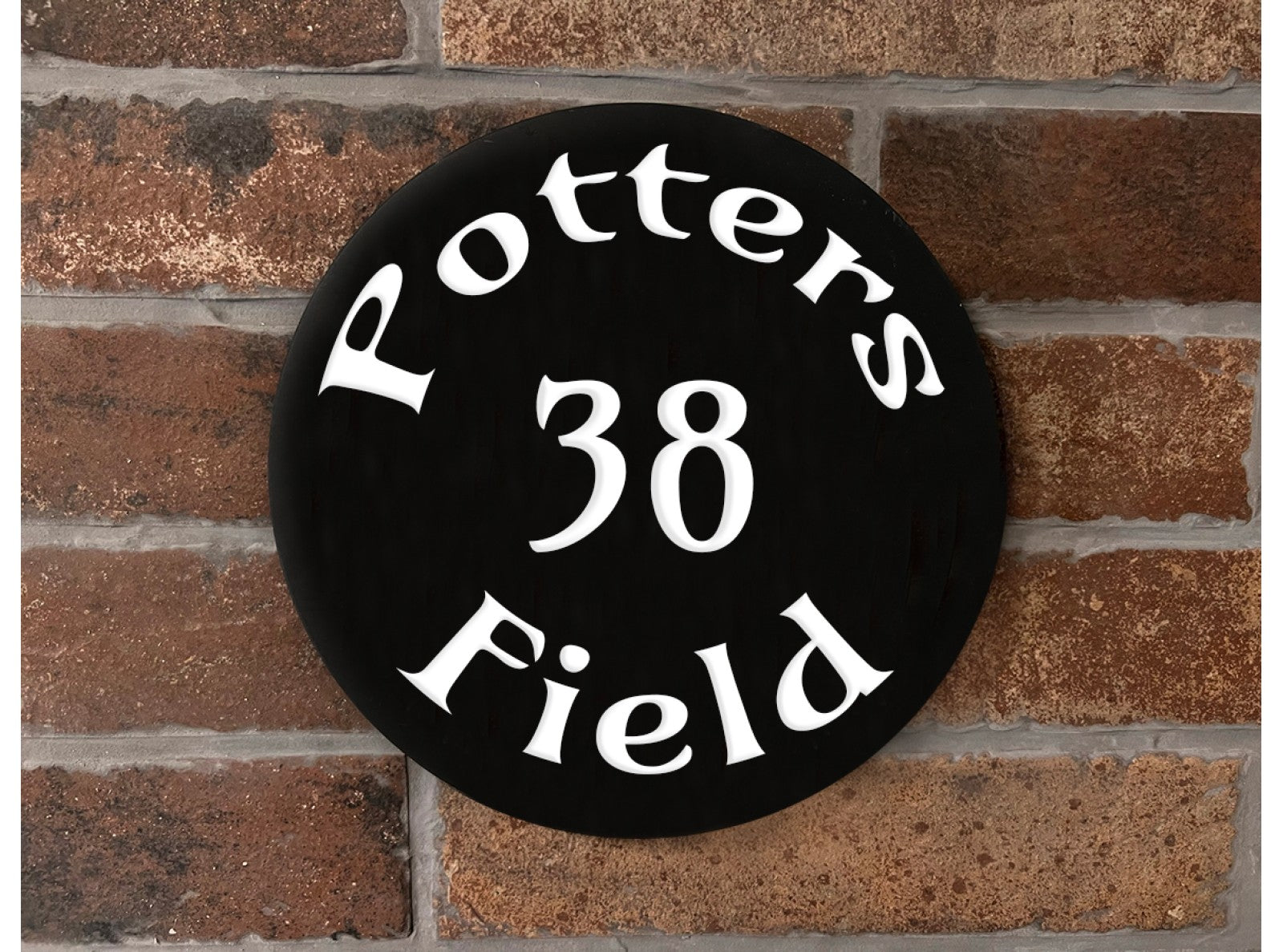 Round House Sign 200mm