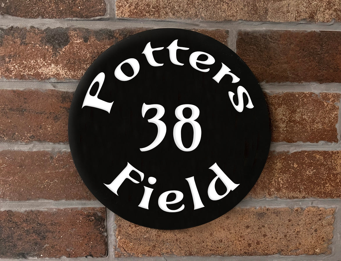 Round House Sign 200mm
