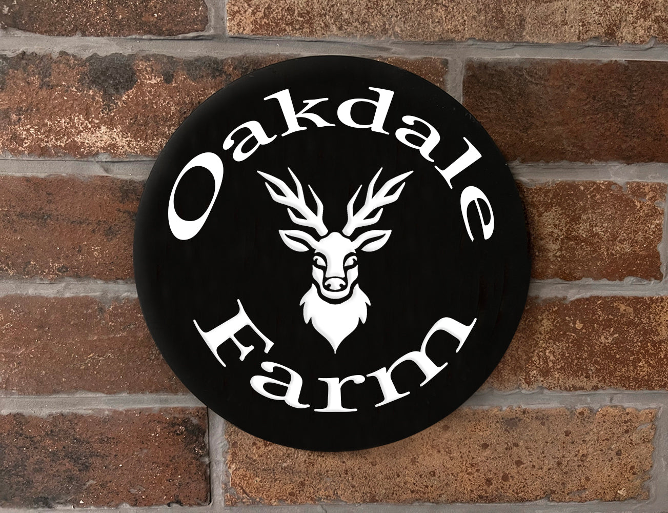 Round House Sign 240mm