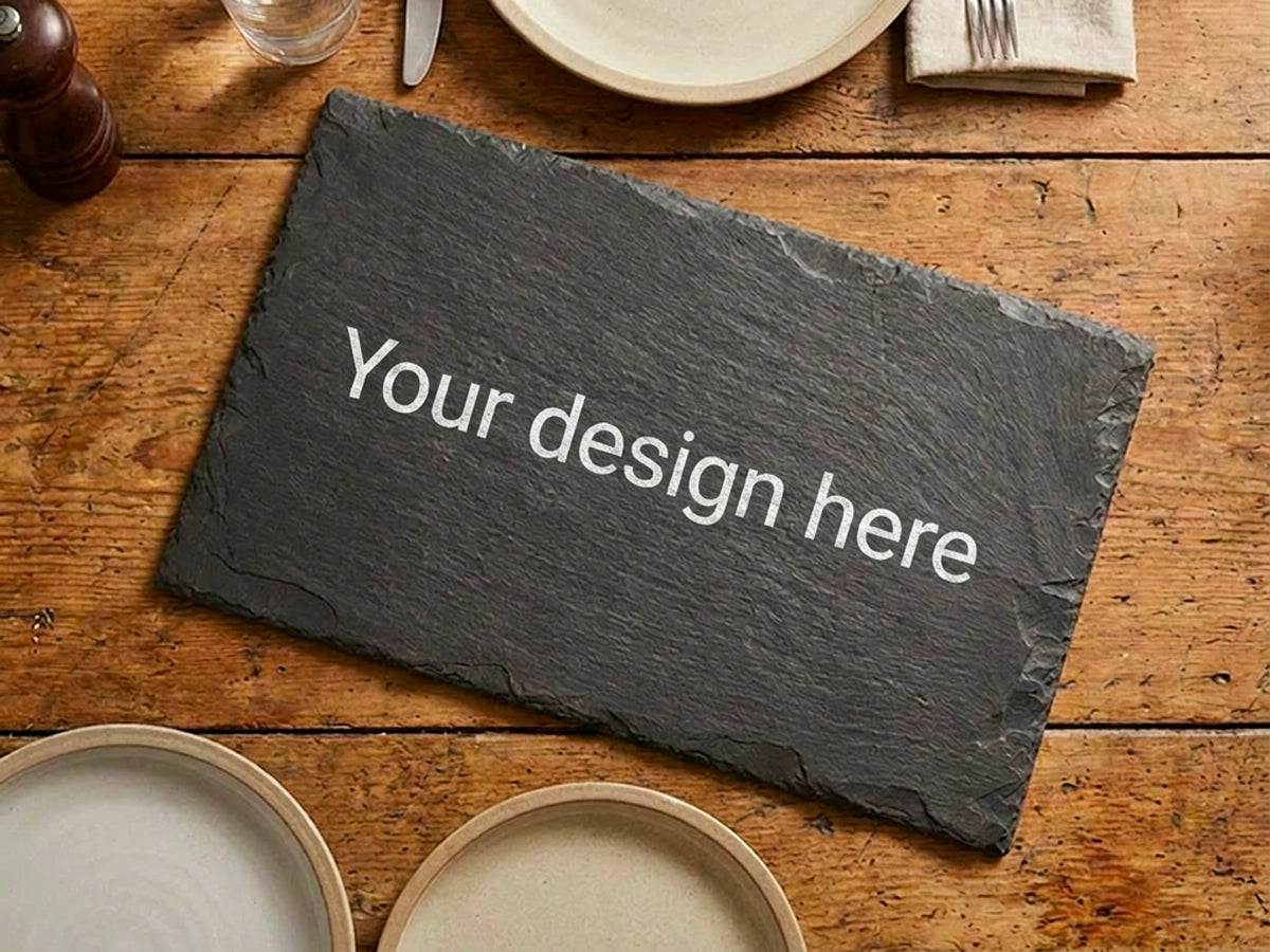 Personalised Welsh Slate Grazing Board