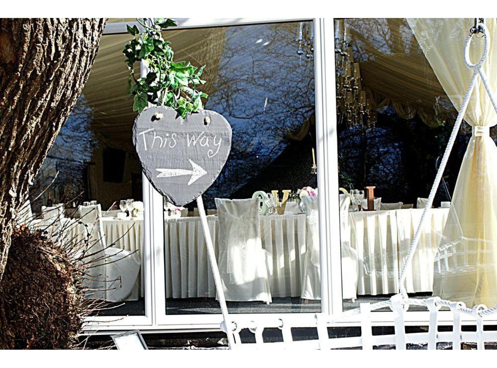 personalised hand-cut welsh slate chalk board