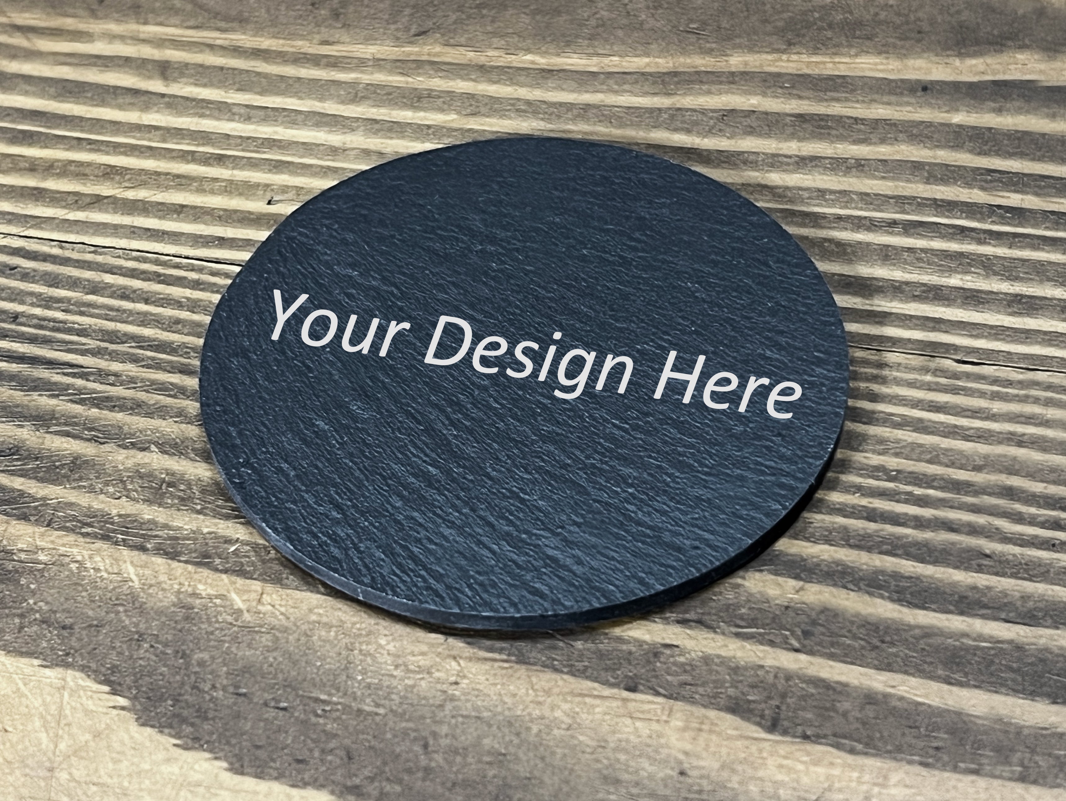 Personalised Round coaster 110mm