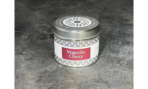 Magnolia Cherry Tin Candle