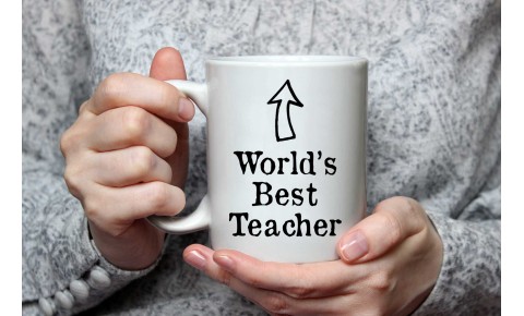 Ceramic Mug 'World's Best Teacher'