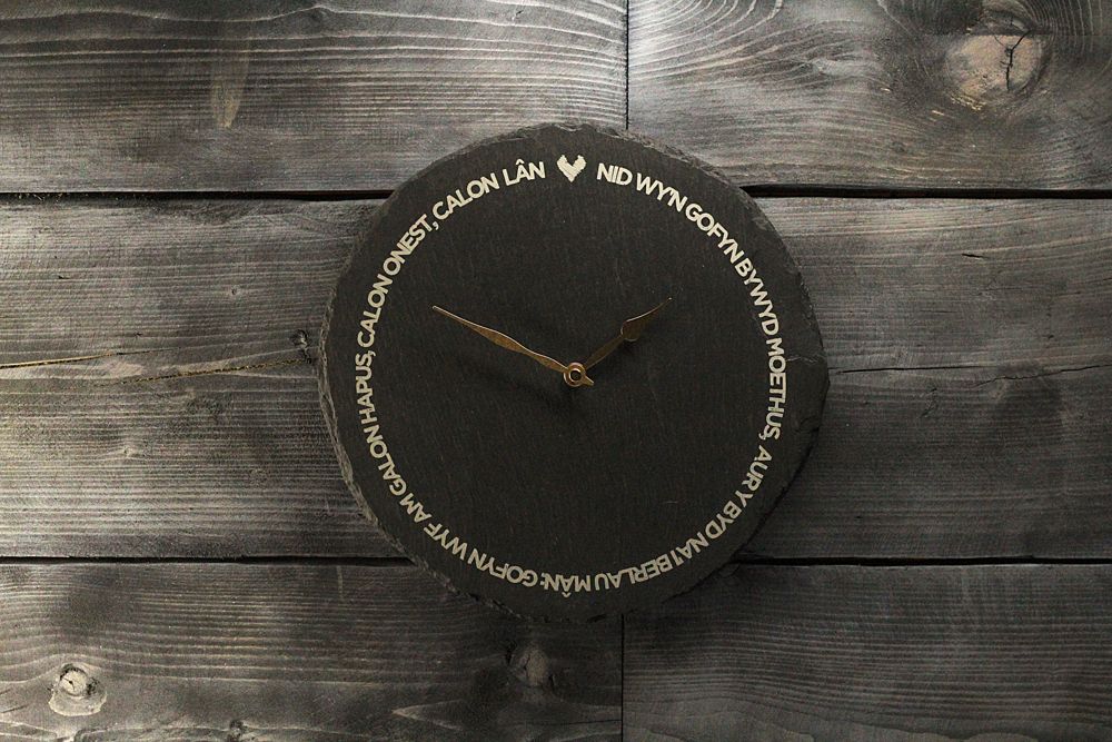 Slate Wall Clocks Welsh Slate Clocks Slate House